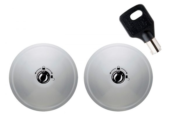 UFO3 Smart Duo Hvid – 2pak – justerbar smæk til 2 bagdøre & 1 skydedør