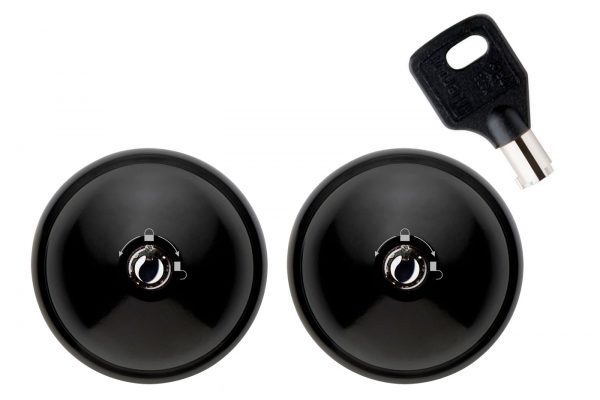 Ufo3 Smart Duo Sort - 2-pak – Justerbar smæk til 1 skydedør og dobbelte bagdøre